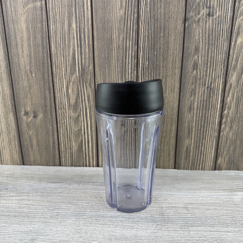 Oster Blend-N-Go 24 oz 700mL Smoothie Blender Cup Black To-Go Lid Replacement